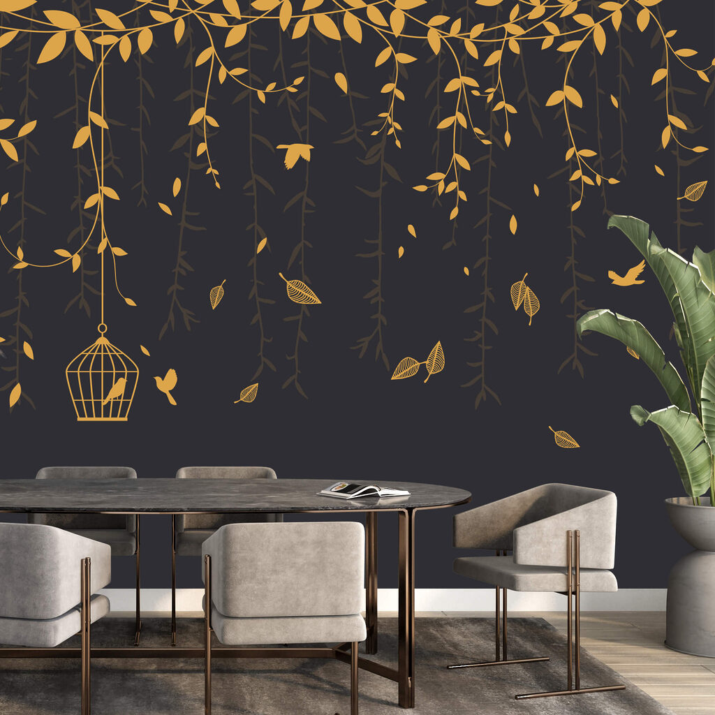 Bird cage from a tree