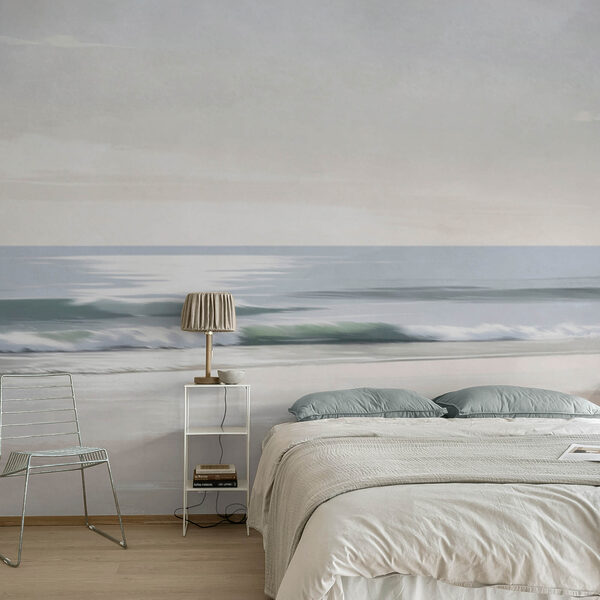 Wall murals Wall murals Beach with waves and sand (SKU: t00326)