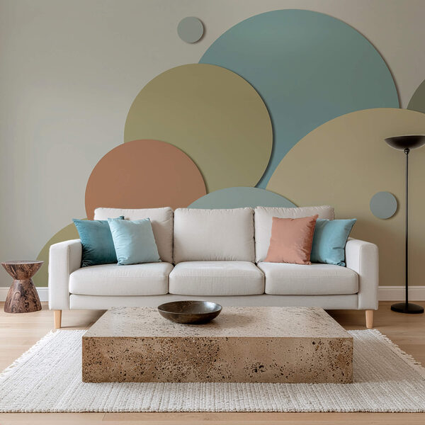 Wall murals Group of circles with different colors (SKU: t00331) Wall murals Wall murals Group of circles with different colors (SKU: t00331)