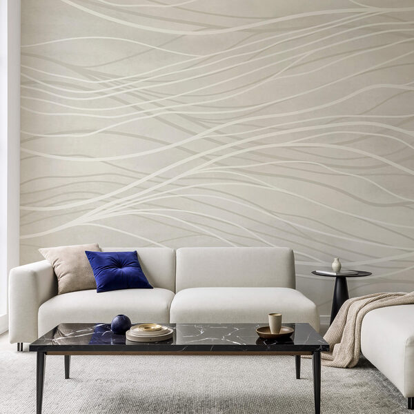 White lines on a white surface White lines on a white surface