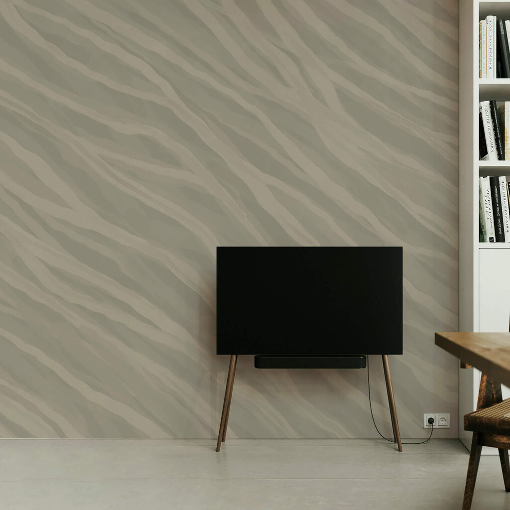 Wavy lines creating fluid movement Wavy lines creating fluid movement