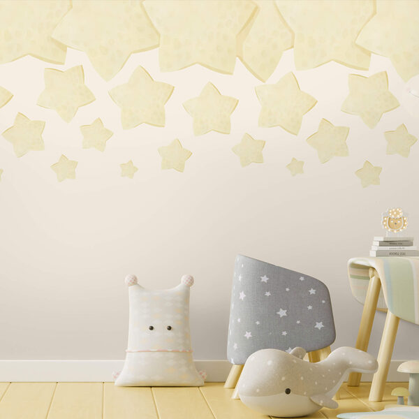 Wall murals Wall murals Group of stars on a white background (SKU: t00358)