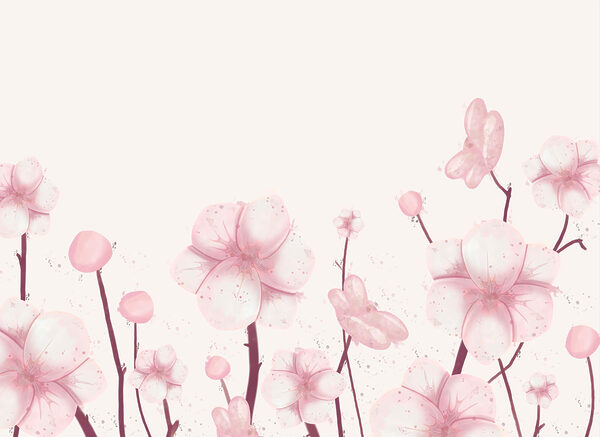 Group of pink flowers