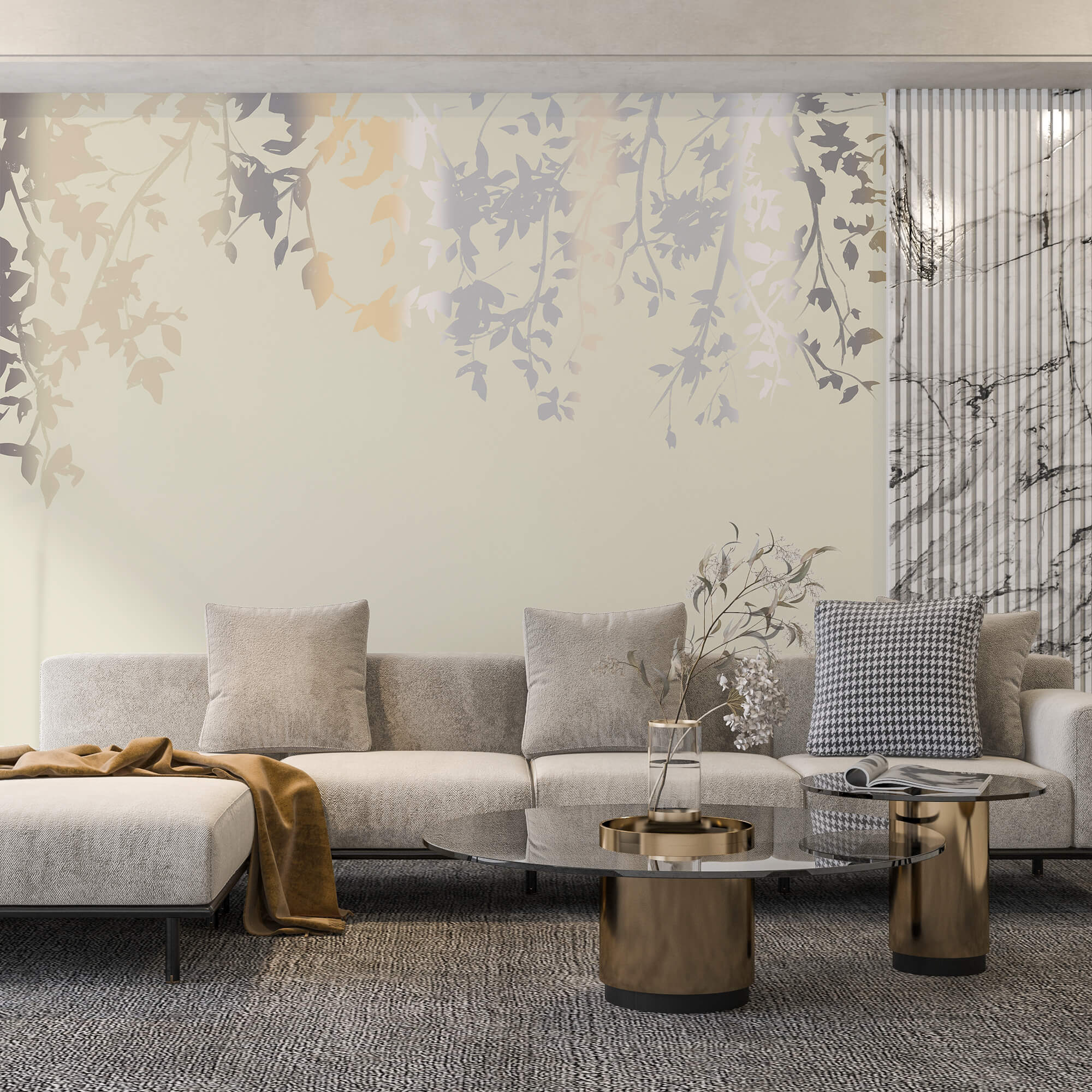 Tree branches with leaves Tree branches with leaves