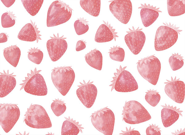 Pattern of strawberries Pattern of strawberries