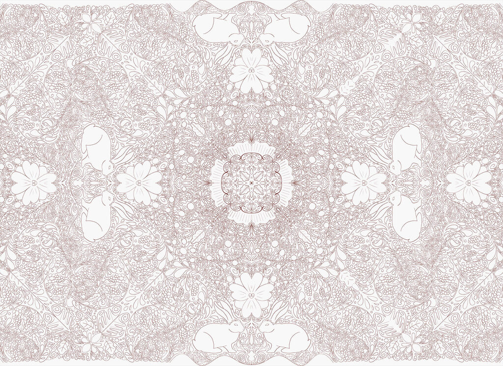 White and red pattern