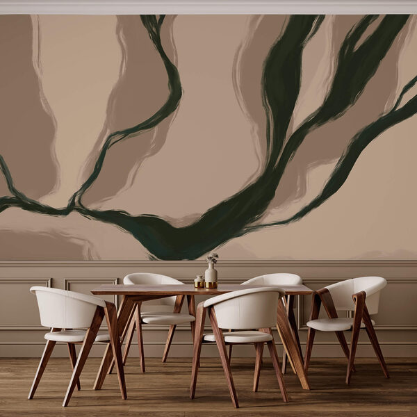 Organic lines in soft hues