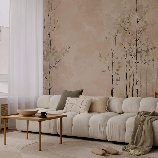 Group of trees with leaves Group of trees with leaves