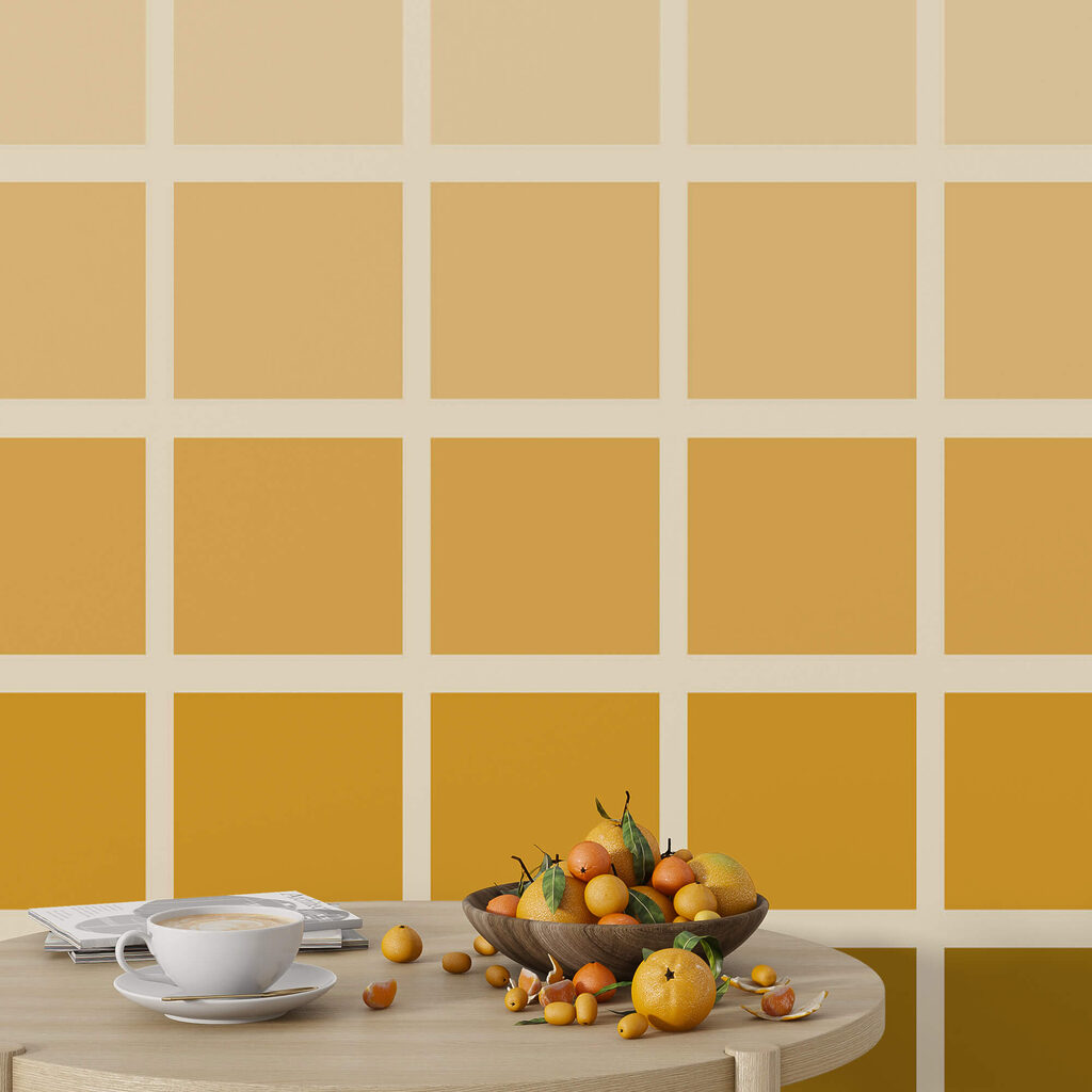 Yellow and brown squares Yellow and brown squares