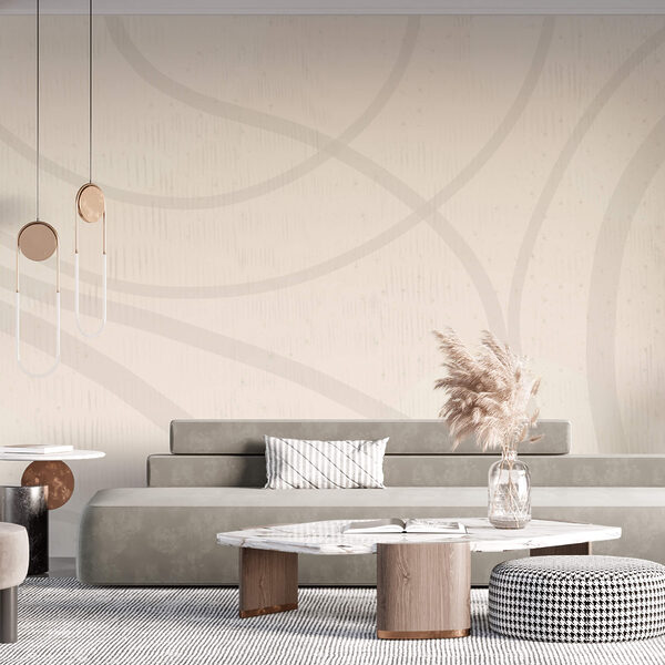 Wall murals Wall murals White surface with lines (SKU: t00411)