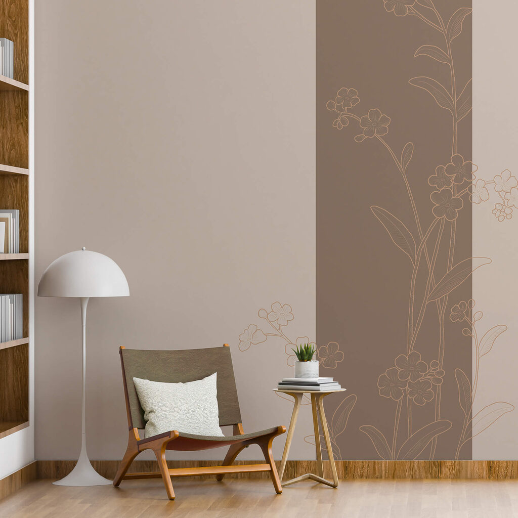 Elegant floral design on soothing background