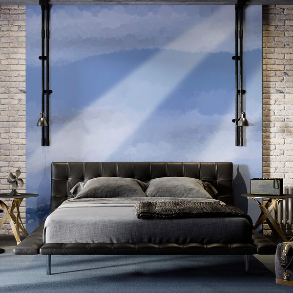 Clouds and light beams in the sky Clouds and light beams in the sky