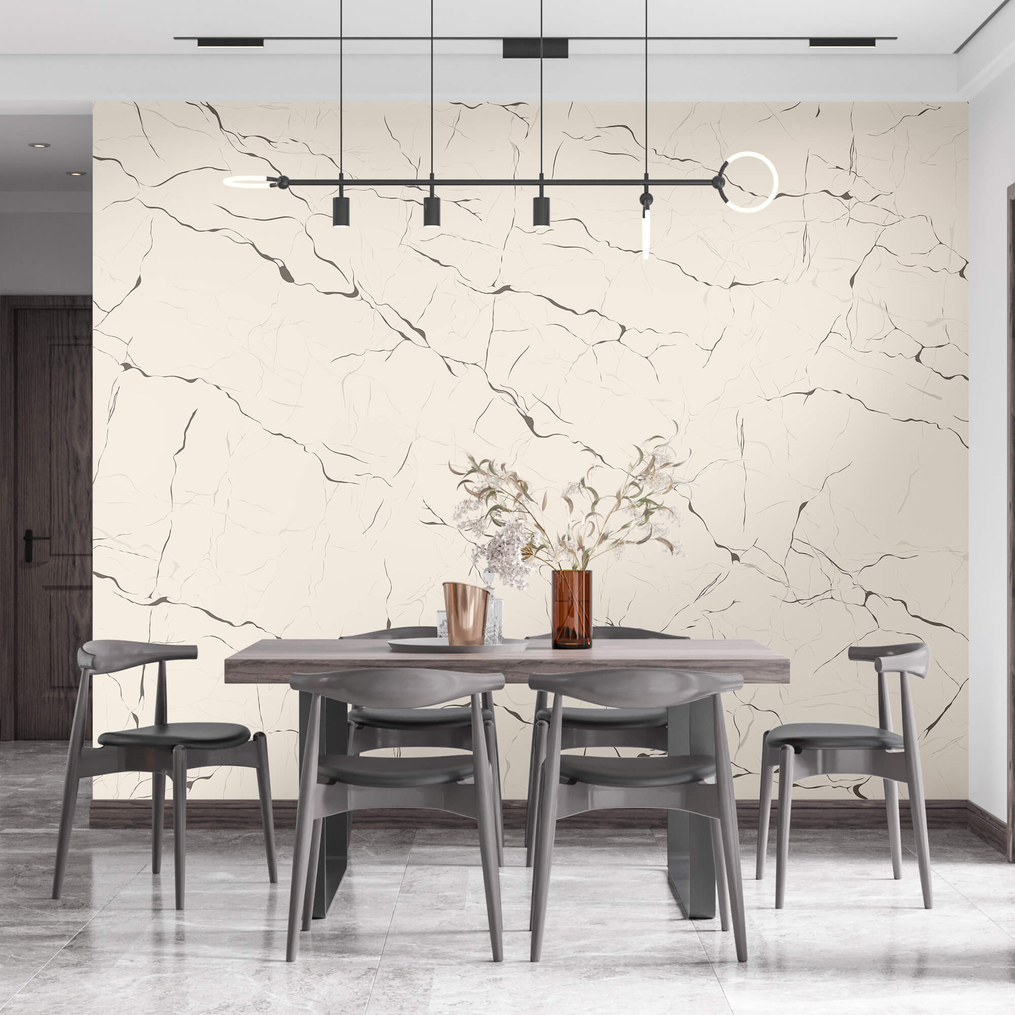 White surface with cracks White surface with cracks