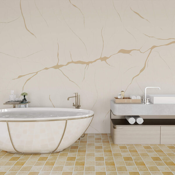 White surface with cracks White surface with cracks