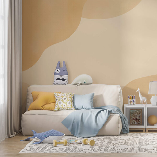 White and tan background