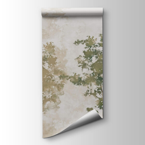 Group of trees with fog