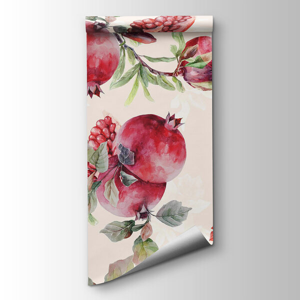 Pattern of pomegranates and leaves Pattern of pomegranates and leaves