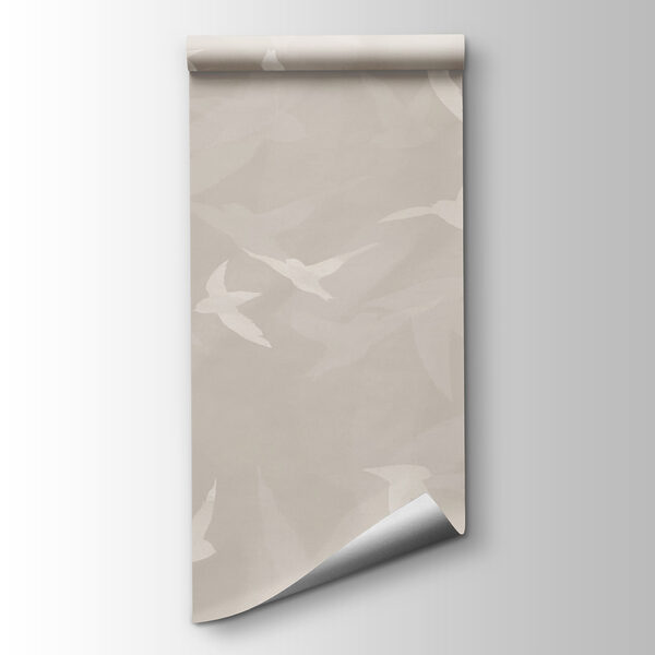 White birds flying in the air White birds flying in the air