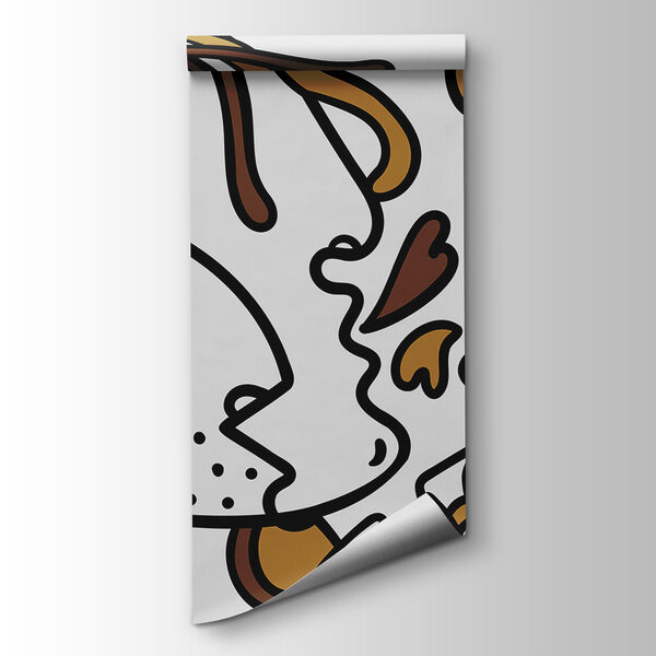 Drawing of a couple of people Drawing of a couple of people