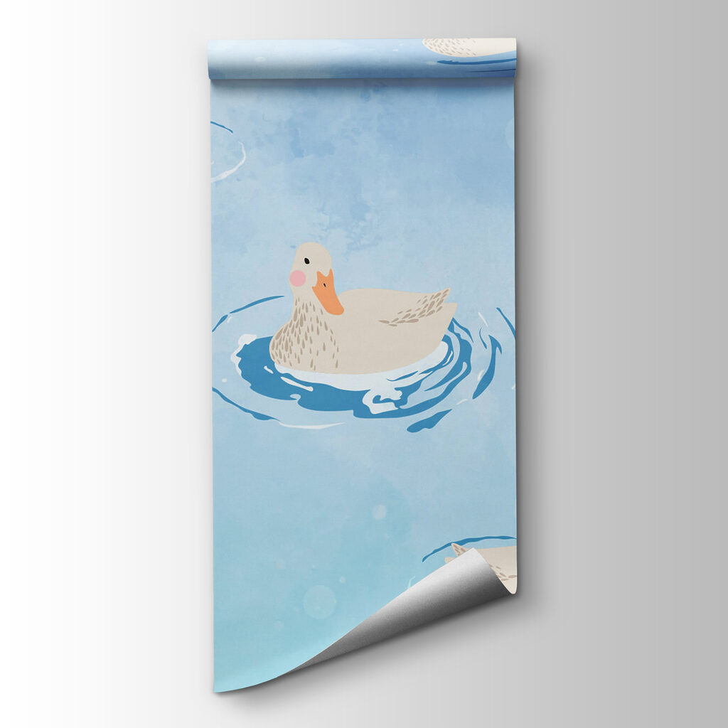 Group of ducks swimming in water Group of ducks swimming in water