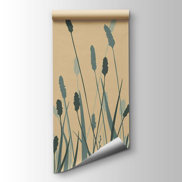 Gentle waves of green swaying gracefully