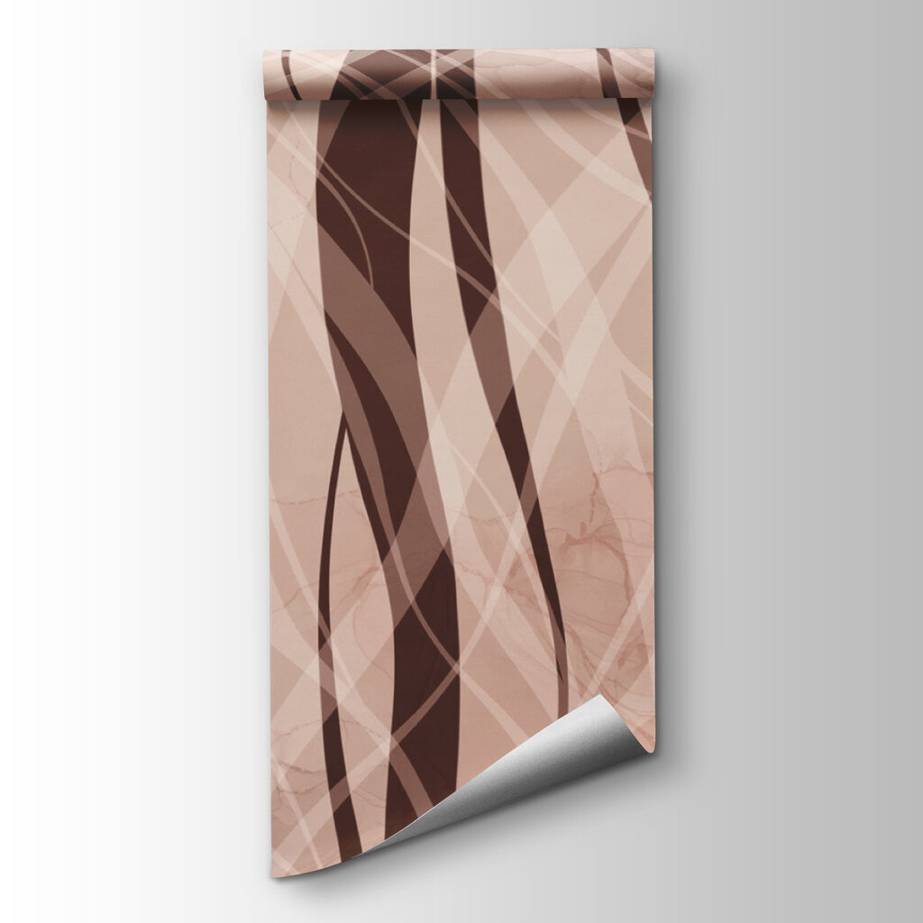 Soft waves in warm earth tones Soft waves in warm earth tones