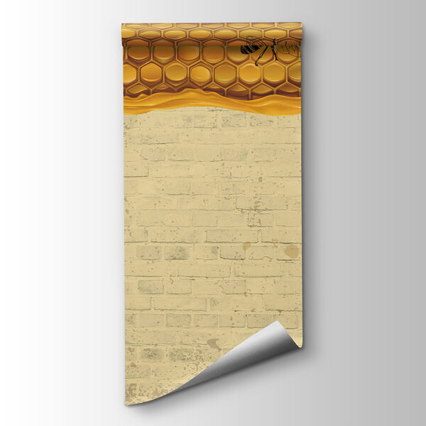 Bees on a brick wall Bees on a brick wall