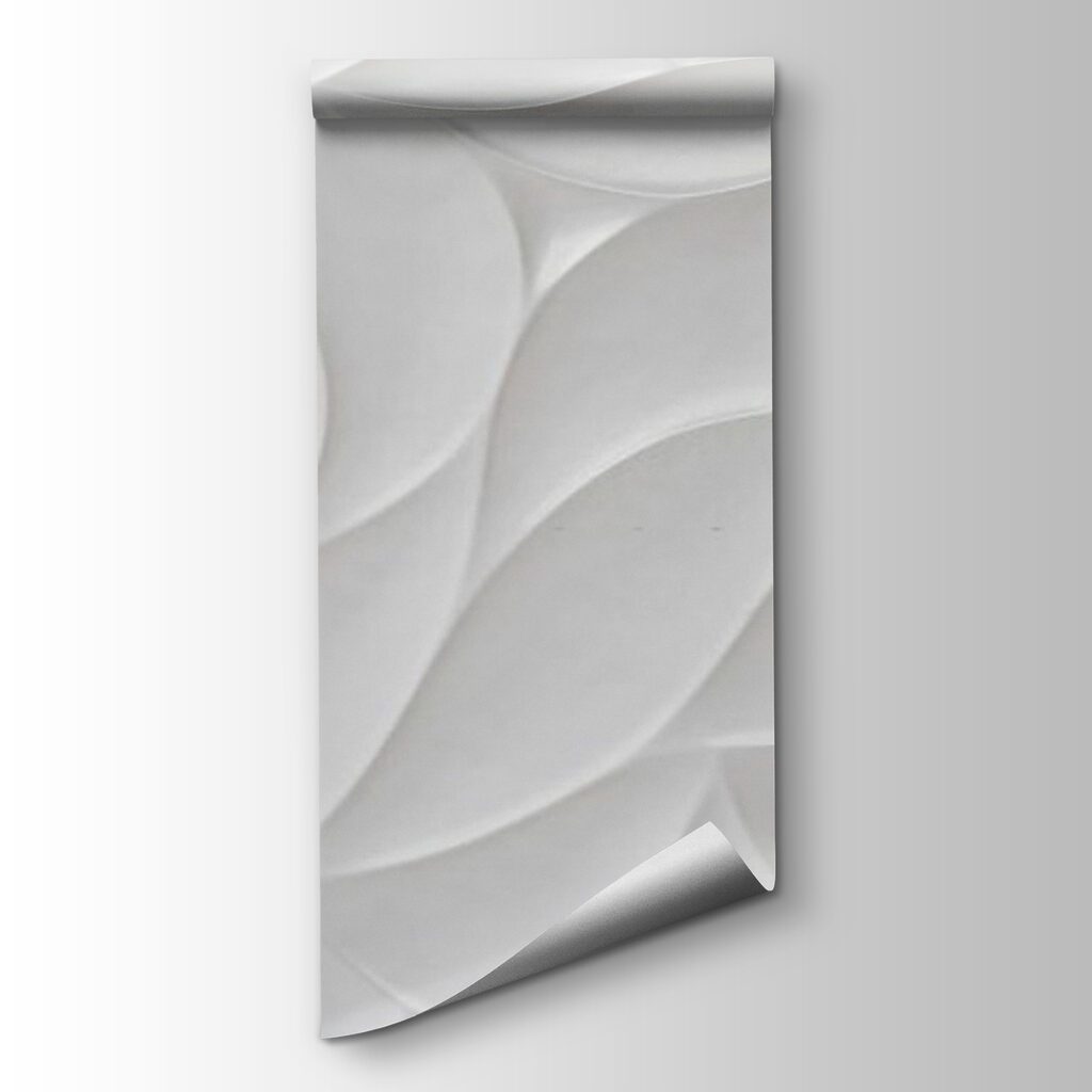 White surface with wavy lines