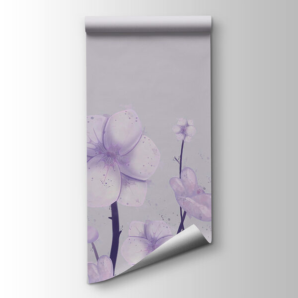 Group of flowers on a white background