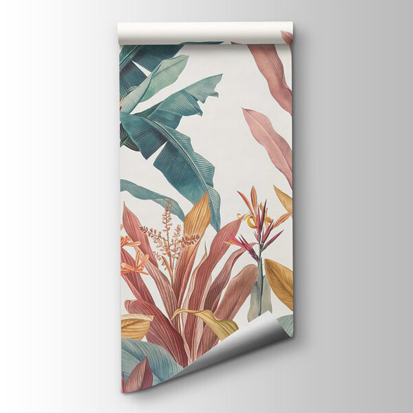 Wallpaper with plants and flowers Wallpaper with plants and flowers