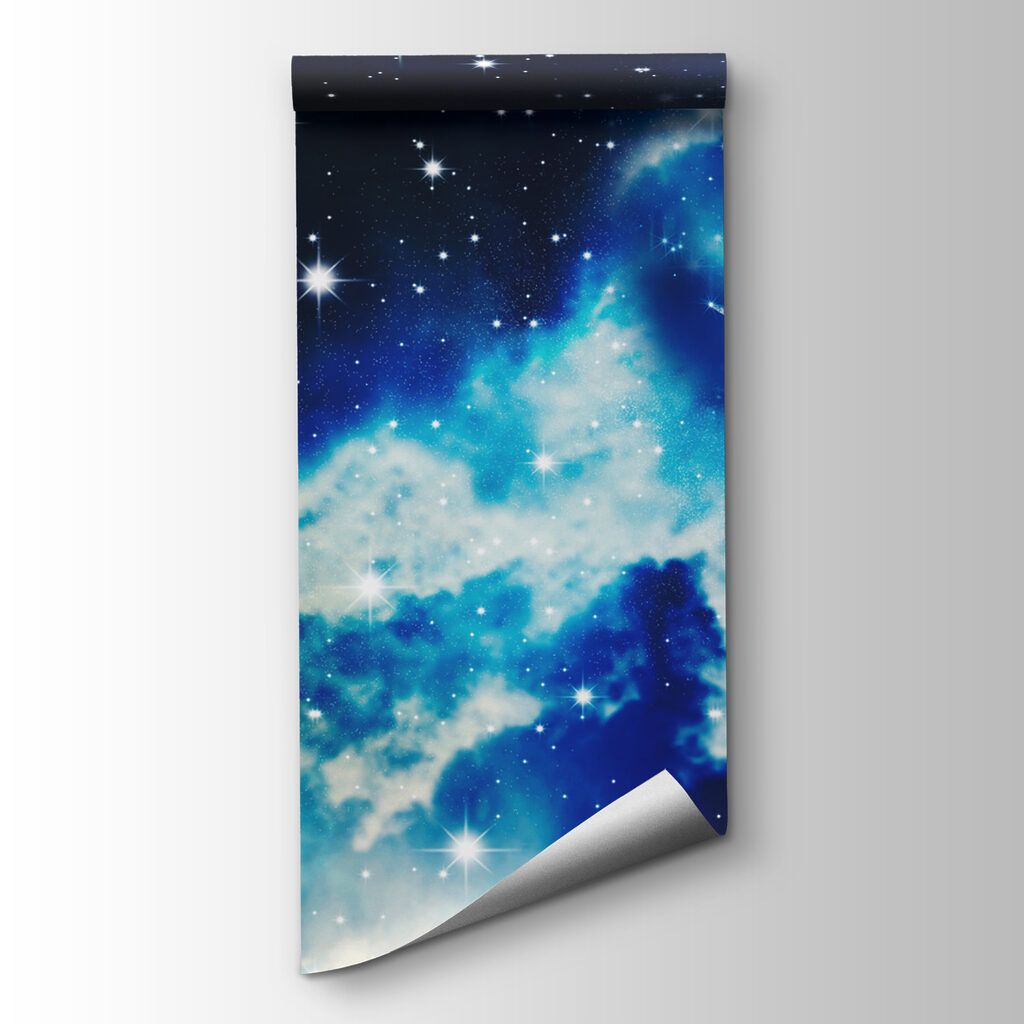 Moon and stars in the sky Moon and stars in the sky