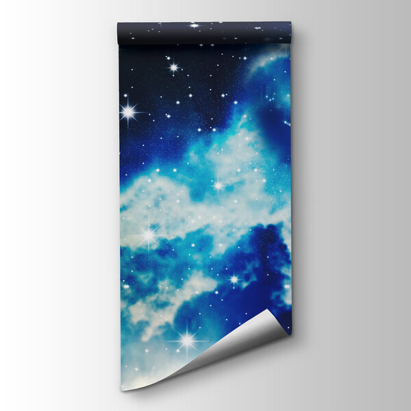 Moon and stars in the sky Moon and stars in the sky