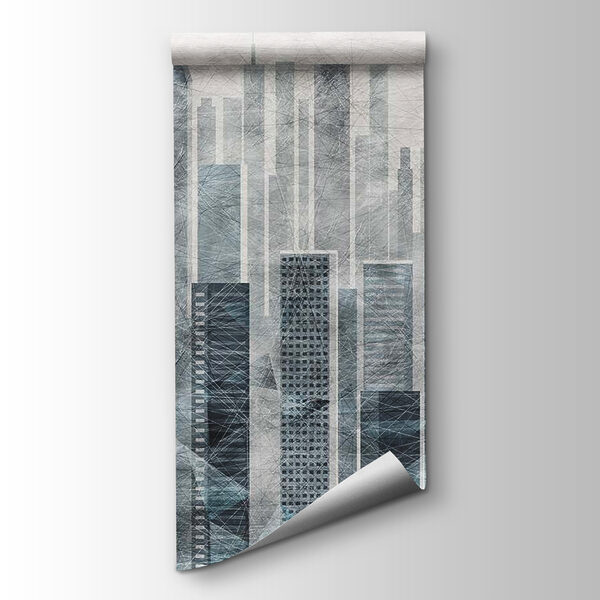 City skyline with many tall buildings City skyline with many tall buildings