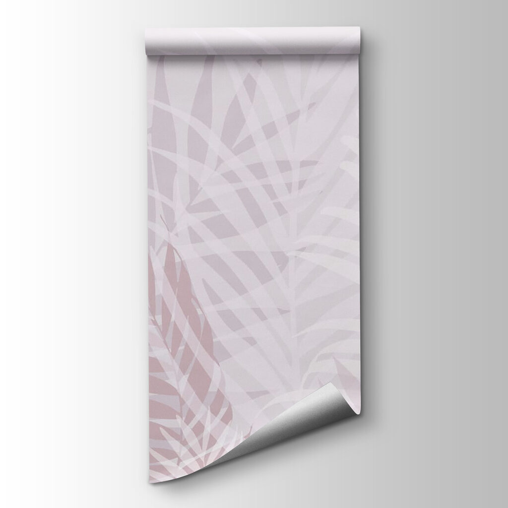 White and pink leaves