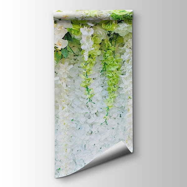 Wall of flowers and vines Wall of flowers and vines