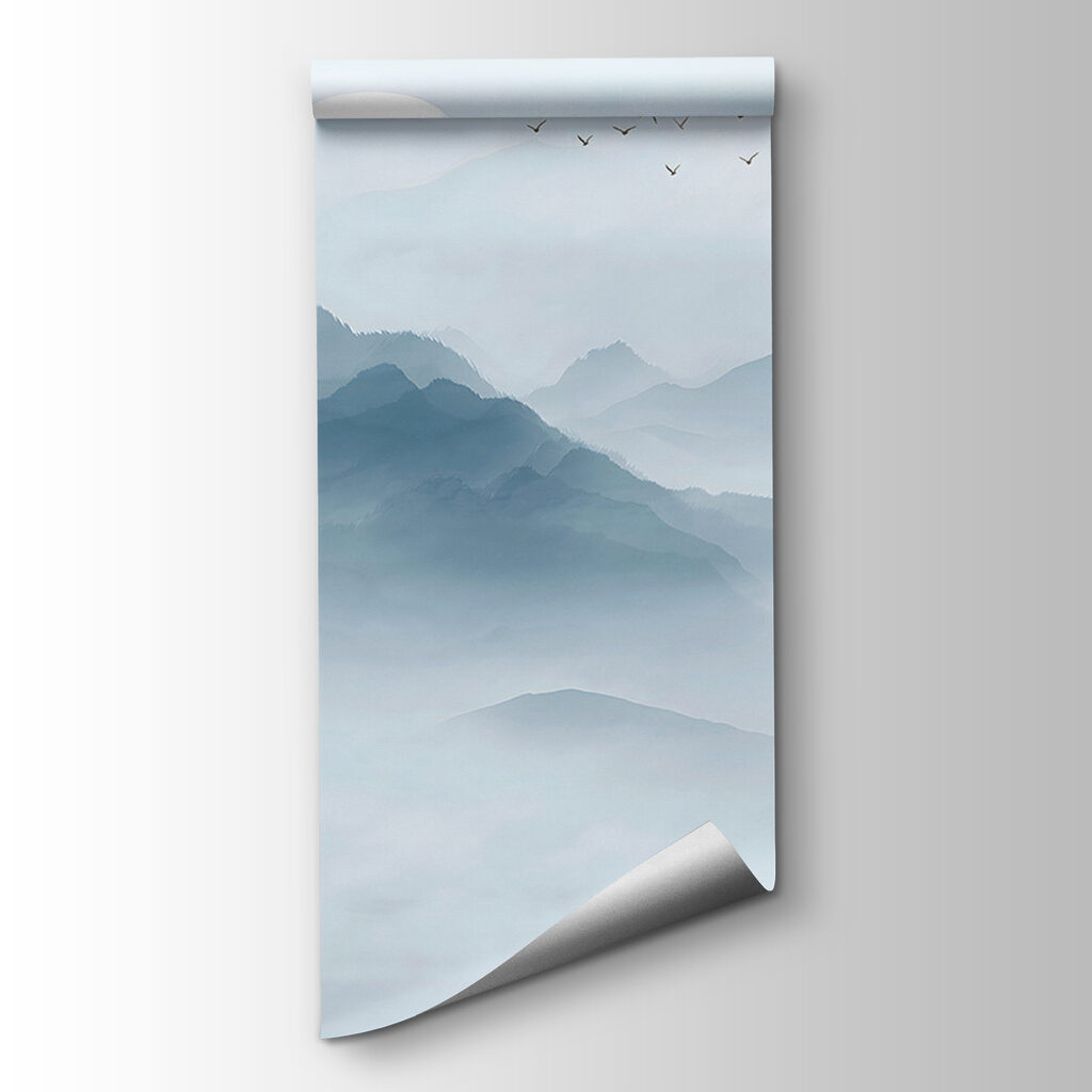 Boat in the water with birds flying in the sky Boat in the water with birds flying in the sky