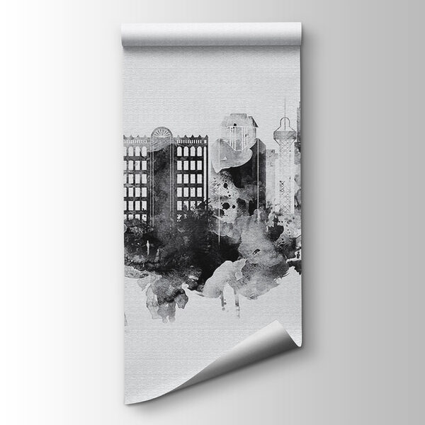 Black and white cityscape Black and white cityscape