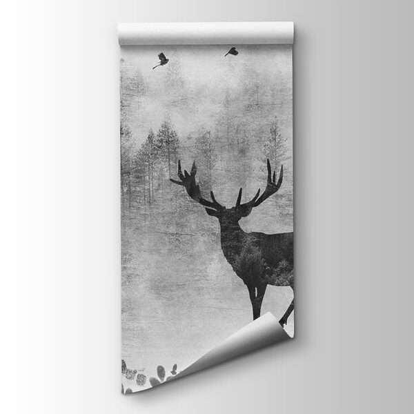 Couple of deers in a forest Couple of deers in a forest