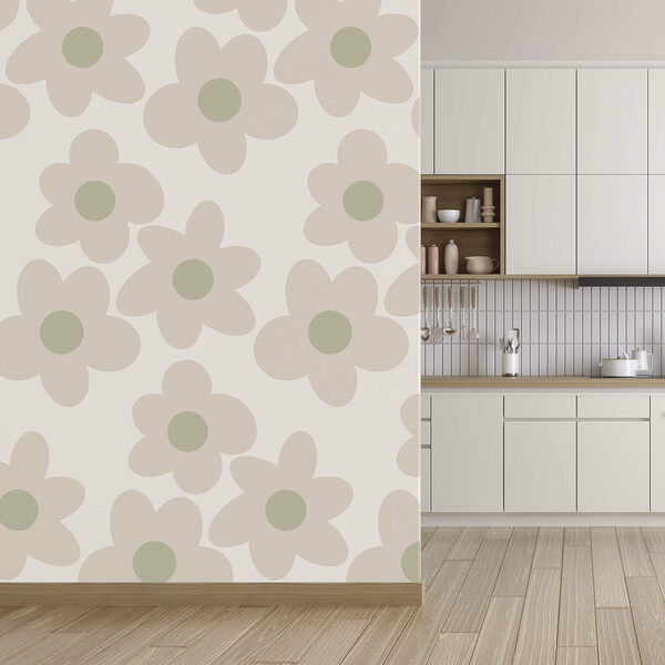 Pattern of flowers on a white background Pattern of flowers on a white background