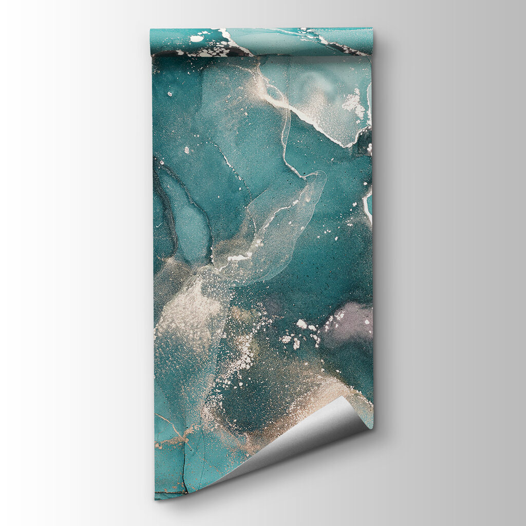 Abstract fluid art with vibrant colors