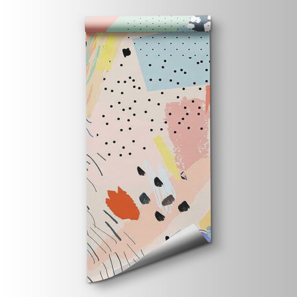 Collage of different colored pieces of paper Collage of different colored pieces of paper