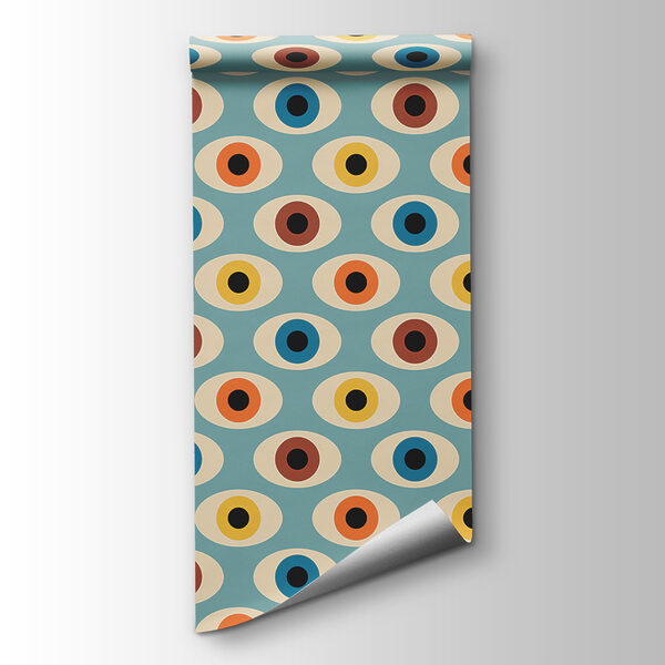 Pattern of colorful circles