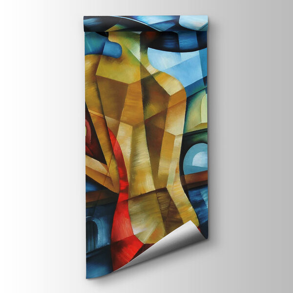 Painting of a woman holding a glass of wine Painting of a woman holding a glass of wine