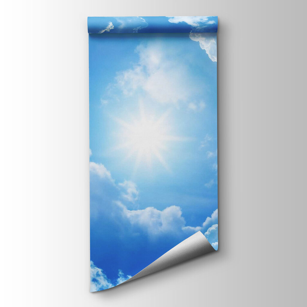 The sun shining through clouds The sun shining through clouds