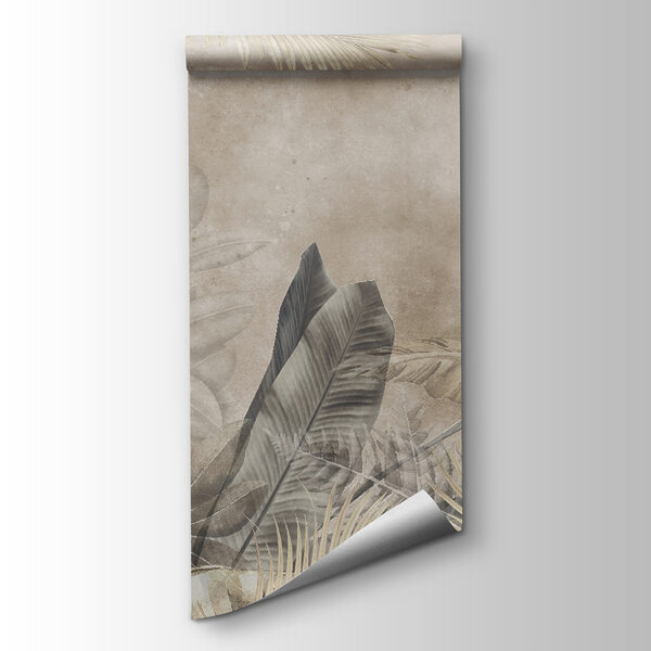 Elegant tropical foliage design artwork Elegant tropical foliage design artwork