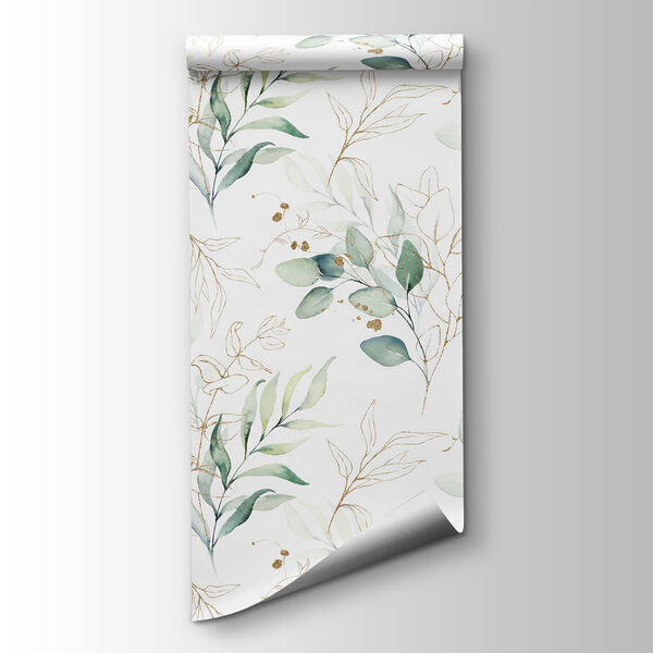 Pattern of leaves and berries