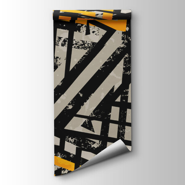 Black and yellow pattern