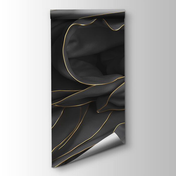 Textured fabric with elegant curves