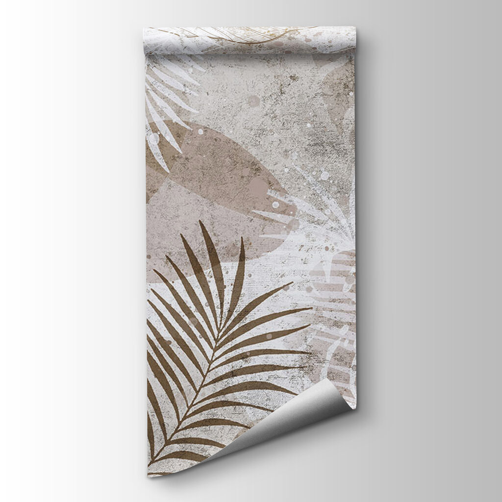 Elegant botanical patterns in neutral tones Elegant botanical patterns in neutral tones