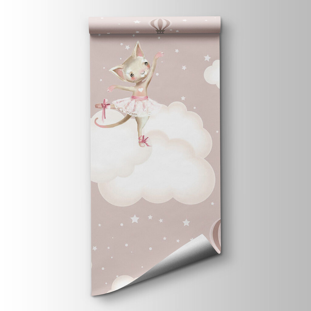 Cat in a tutu on a cloud